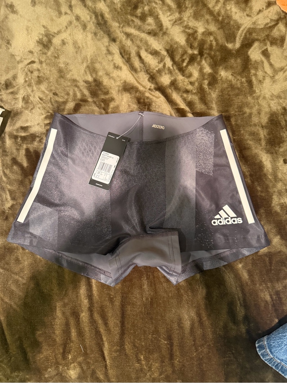 adidas Women's Black/Grey Adizero Bike Shorts